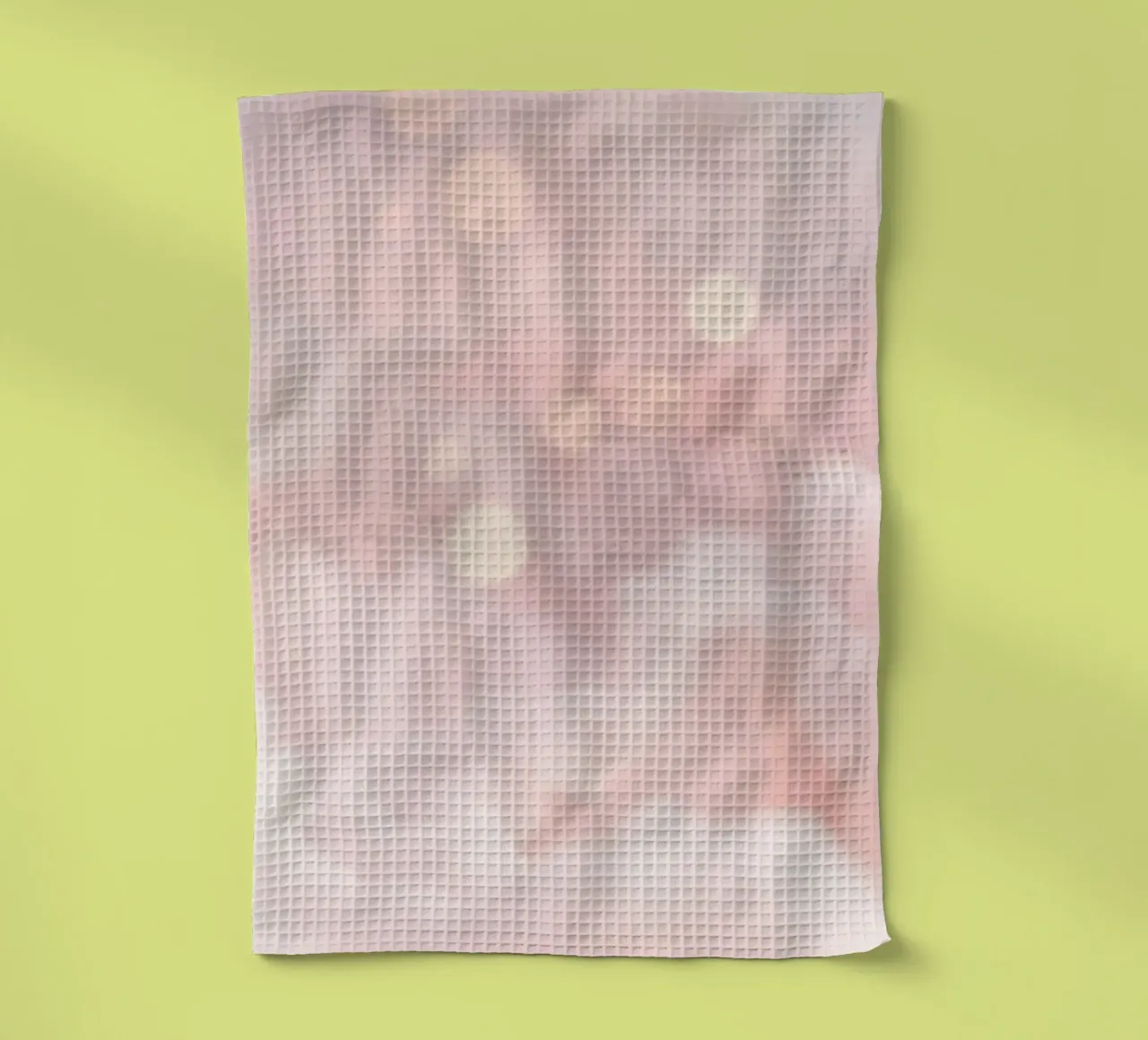Soft pink abstract background with fluffy clouds and gentle tea towel by DesignDoodle