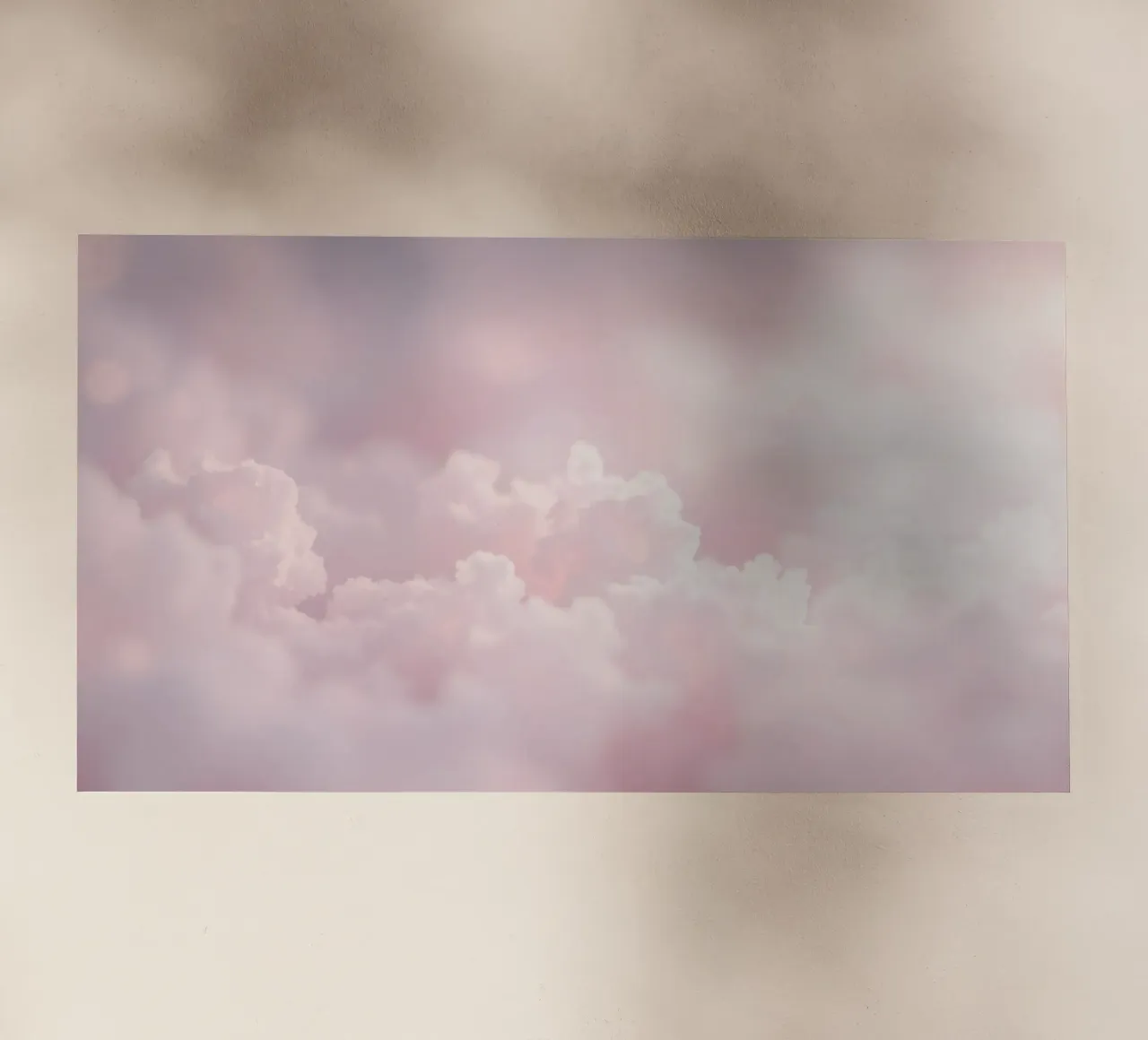 Soft pastel clouds create a serene abstract background backlit film by DesignDoodle