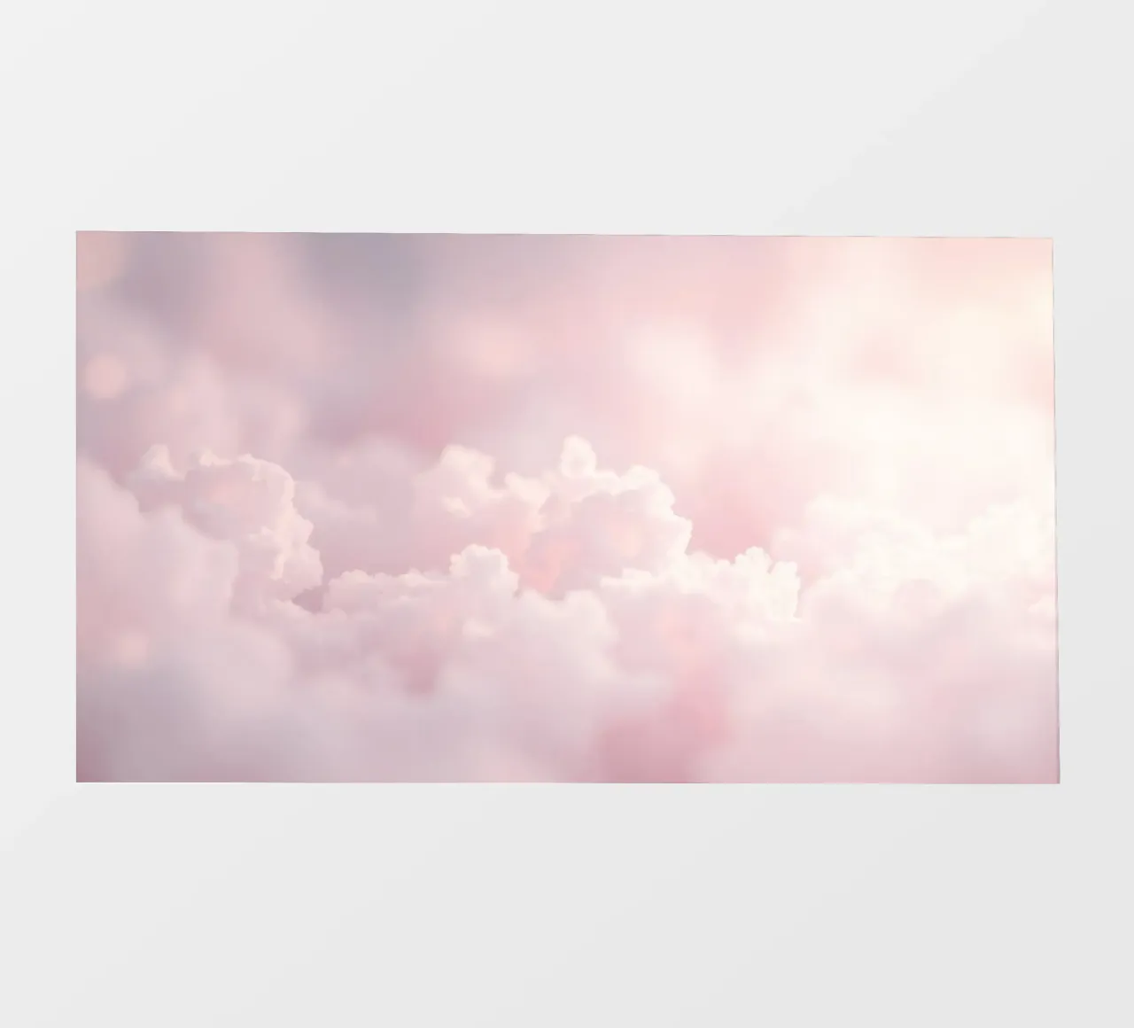 Soft pastel clouds create a serene abstract background photo wallpaper by DesignDoodle