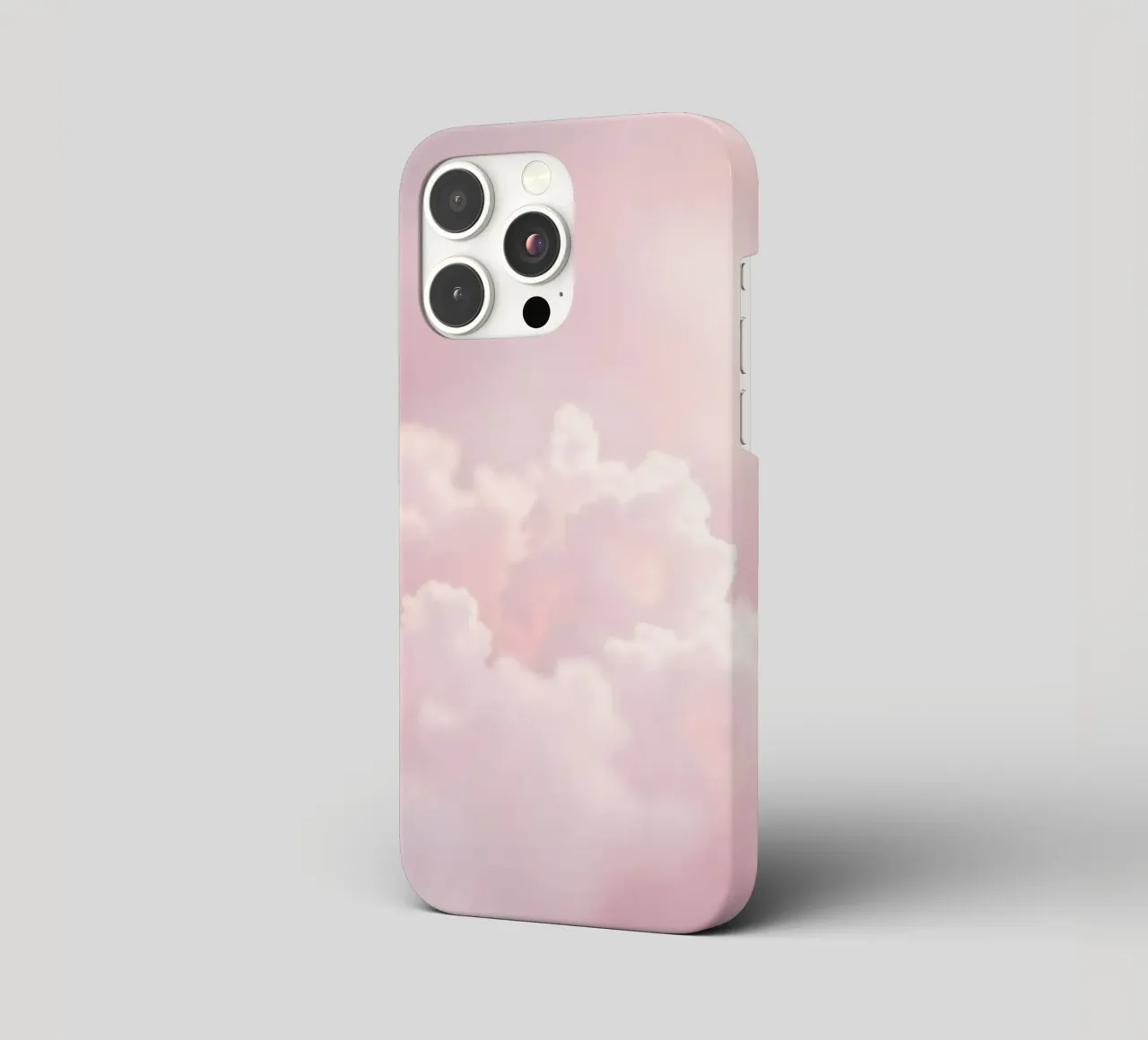 Soft pastel clouds create a serene abstract background iphone case by DesignDoodle