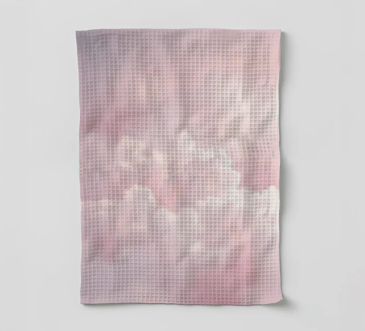 Soft pastel clouds create a serene abstract background tea towel by DesignDoodle