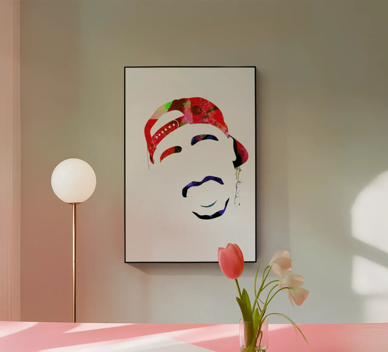 Tupac plexiglass da Naxart