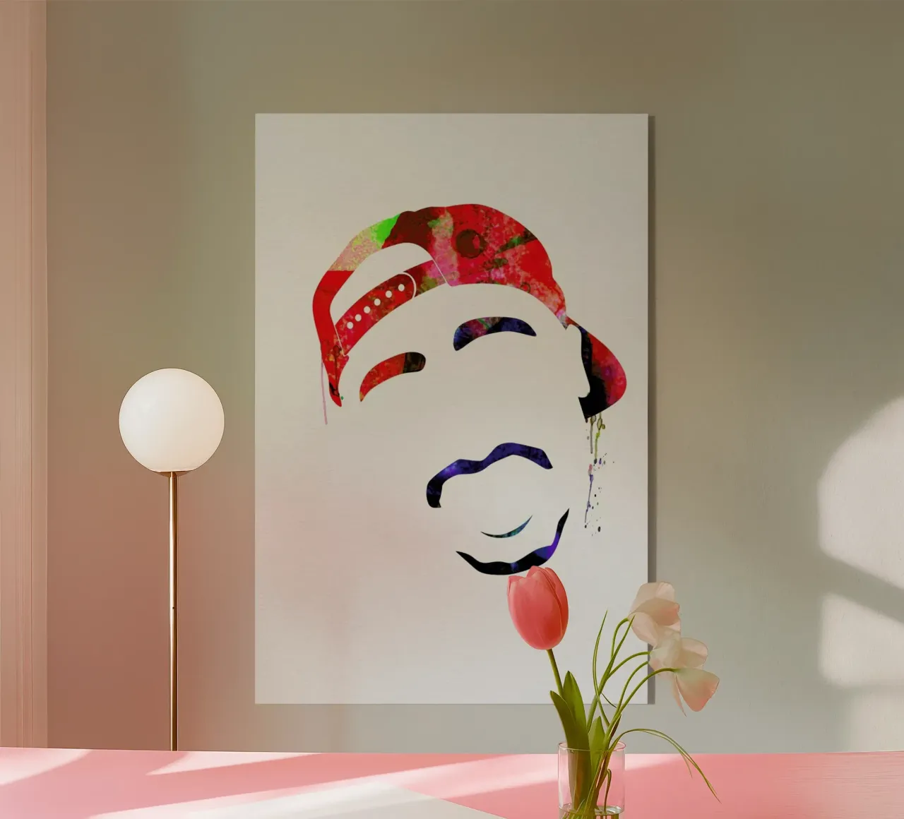 Tupac acryl van Naxart