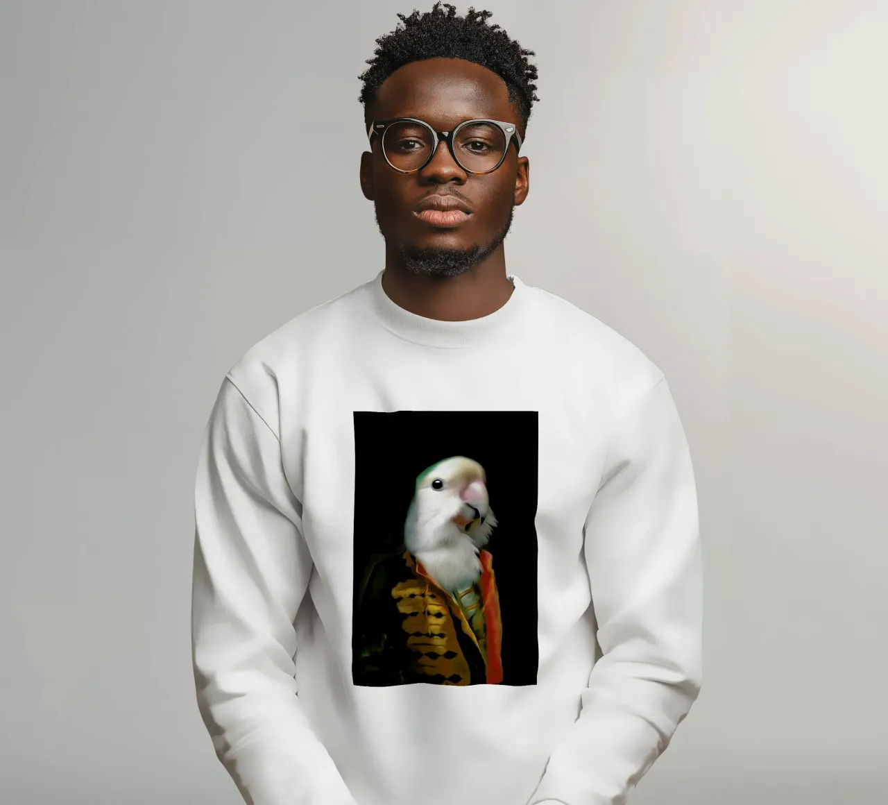 Papagaai Daan felpa da Tein Lucasson