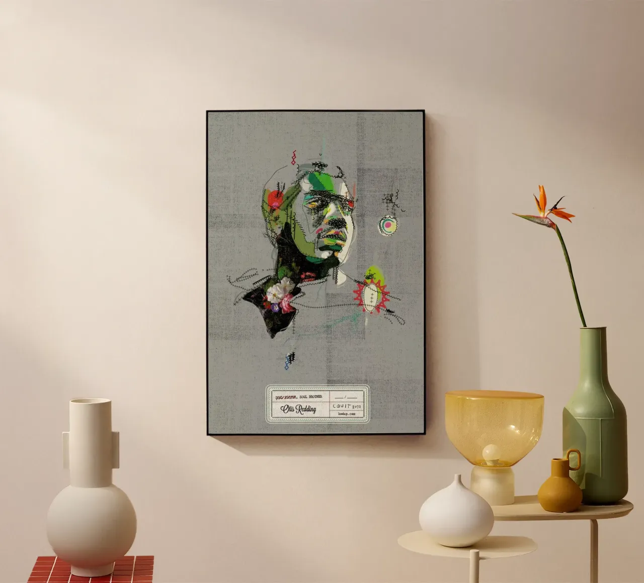 Otis Portrait plexiglass da Carlos Quitério