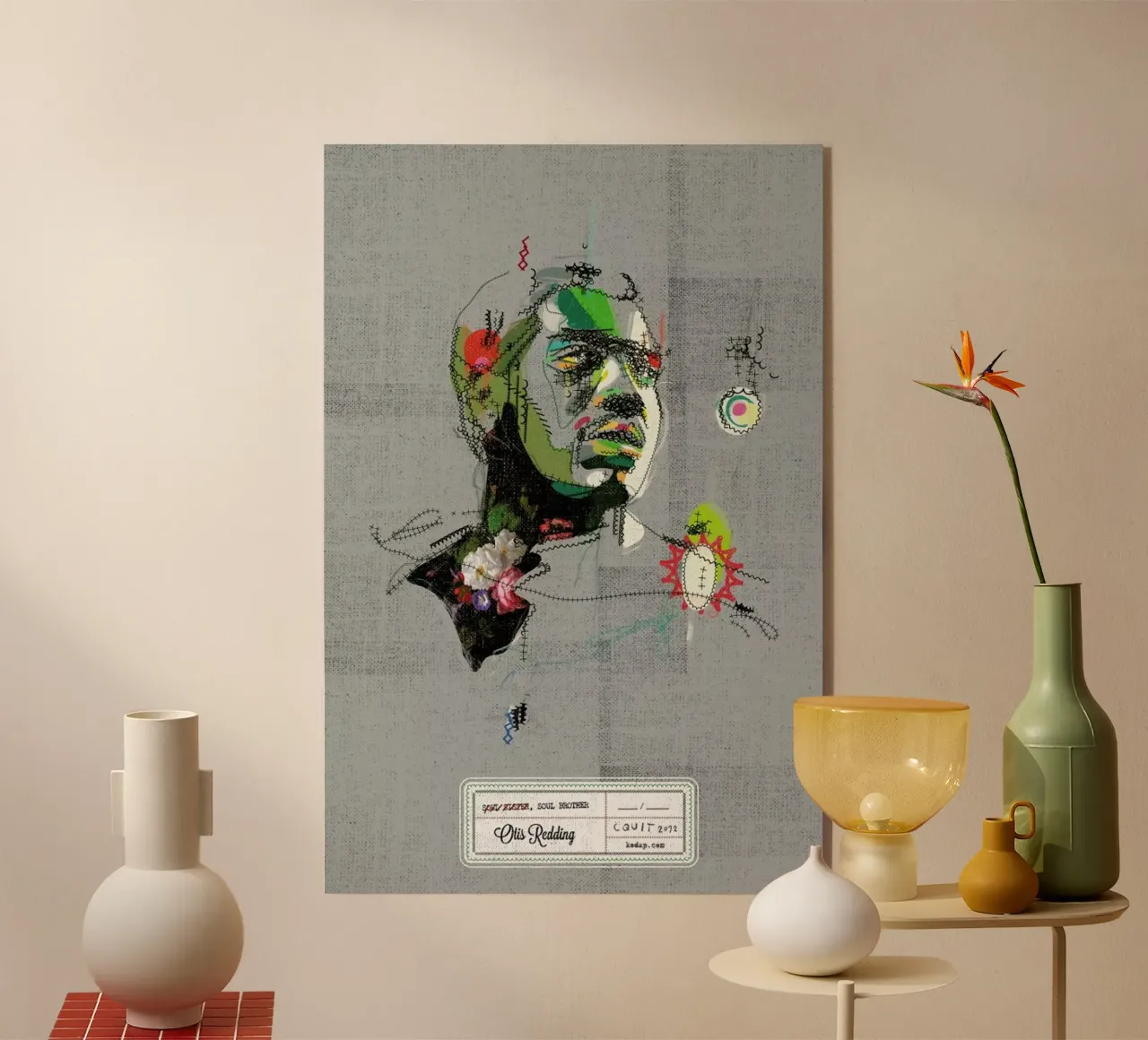 Otis Portrait plexiglass da Carlos Quitério