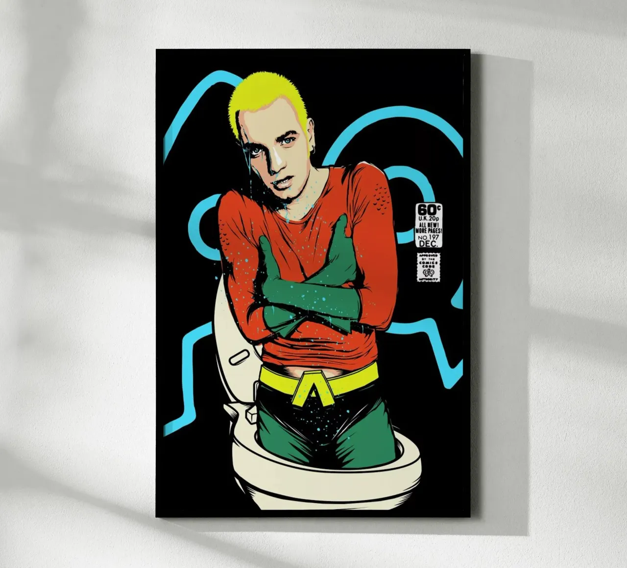 Choose Sea Life poster con telaio in legno da Butcher Billy
