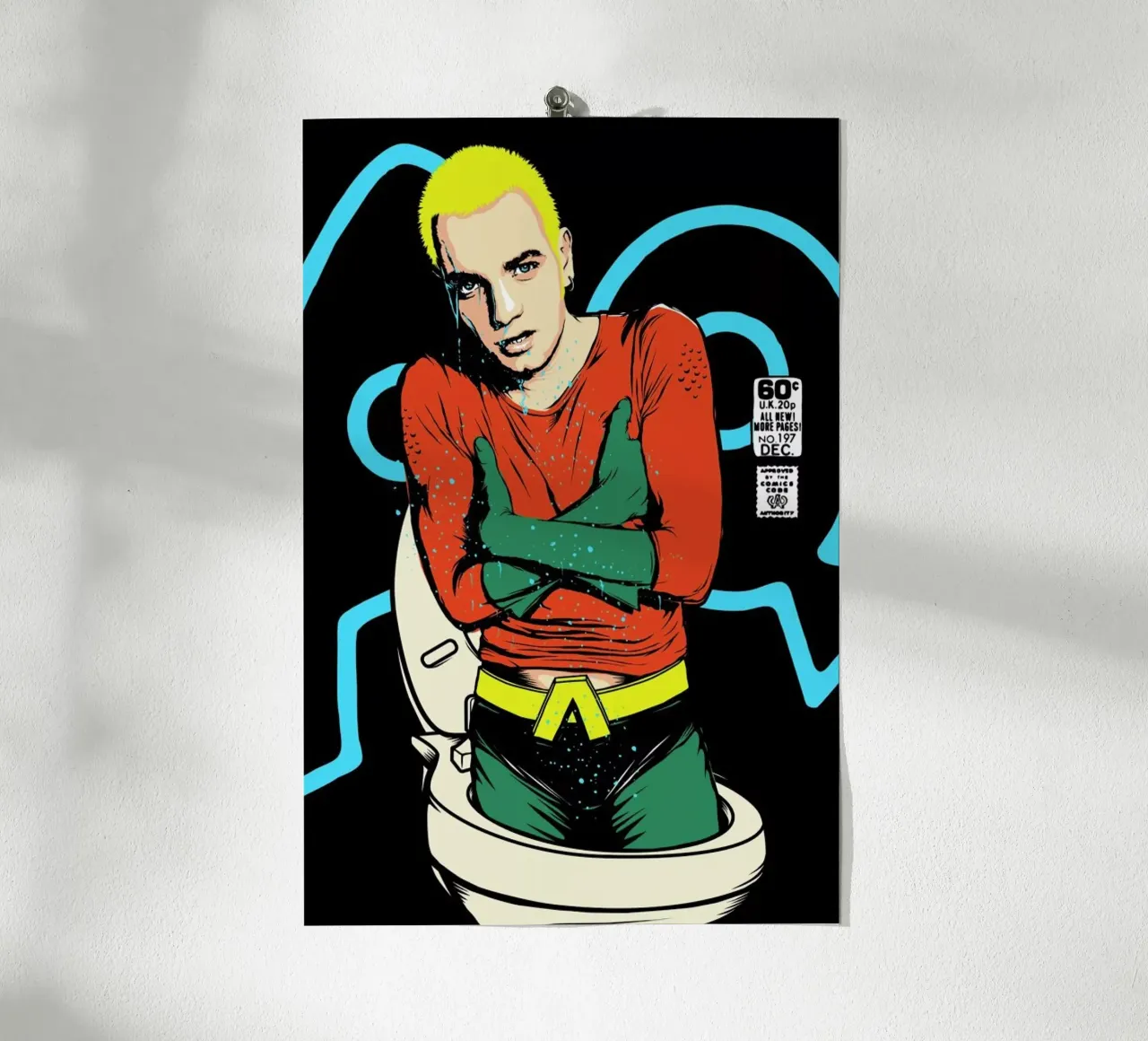 Choose Sea Life poster con telaio in legno da Butcher Billy
