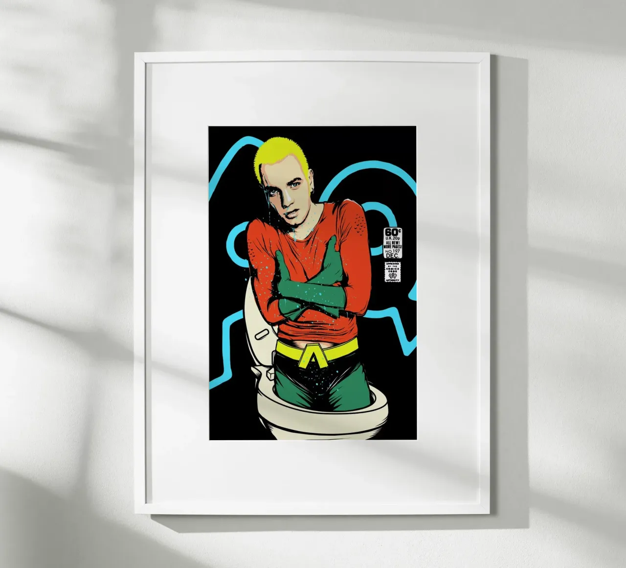 Choose Sea Life poster con telaio in legno da Butcher Billy