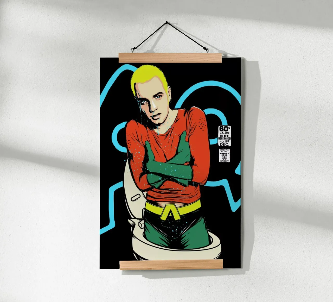 Choose Sea Life poster con telaio in legno da Butcher Billy