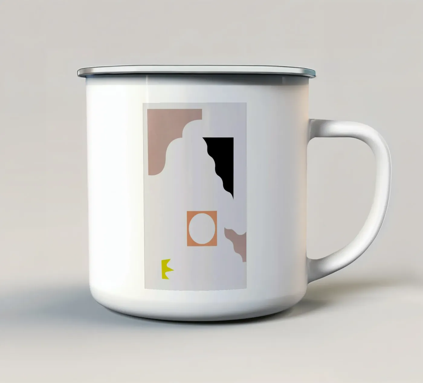 Multi enamel mug by STUDIO LEEMO