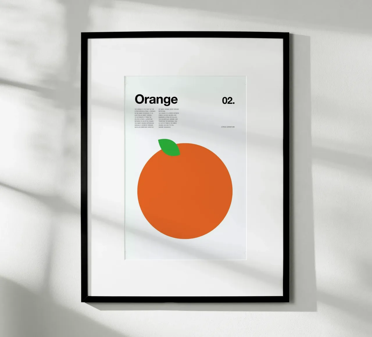 Orange poster da Nick Barclay