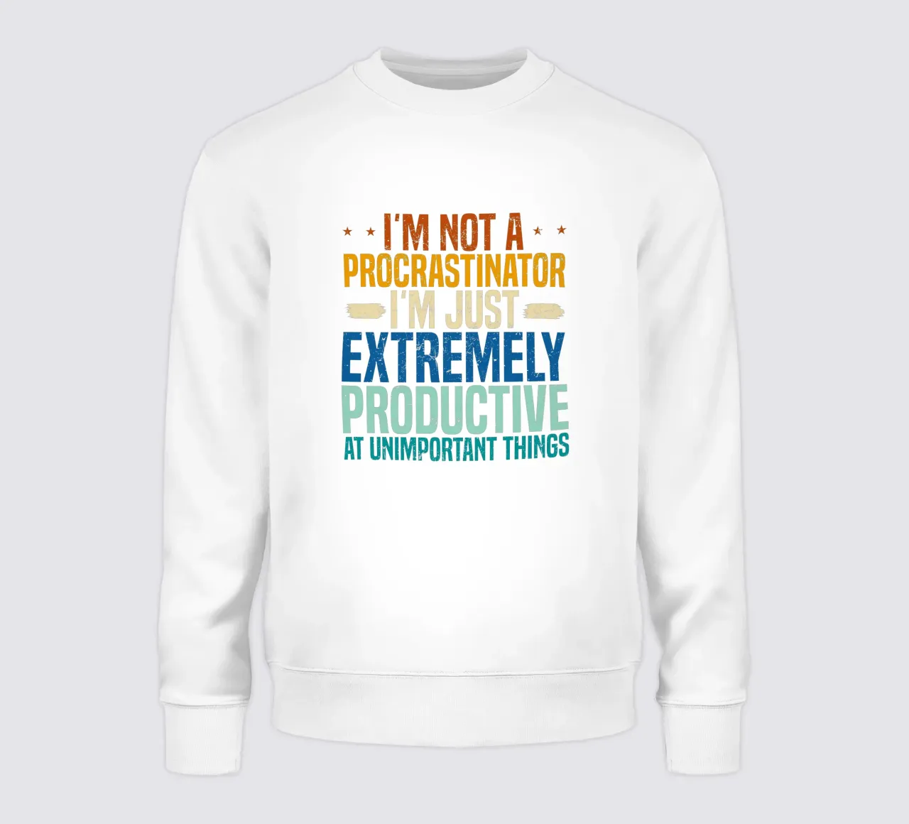 I'M NOT A PROCRASTINATOR, I'M EXTREMELY PRODUCTIVE AT UNIMPO felpa da edsonramosart