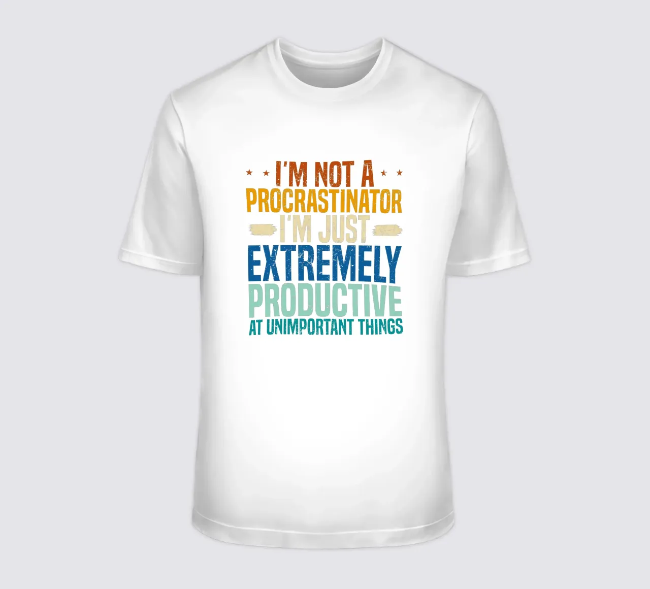 I'M NOT A PROCRASTINATOR, I'M EXTREMELY PRODUCTIVE AT UNIMPO t-shirt da edsonramosart