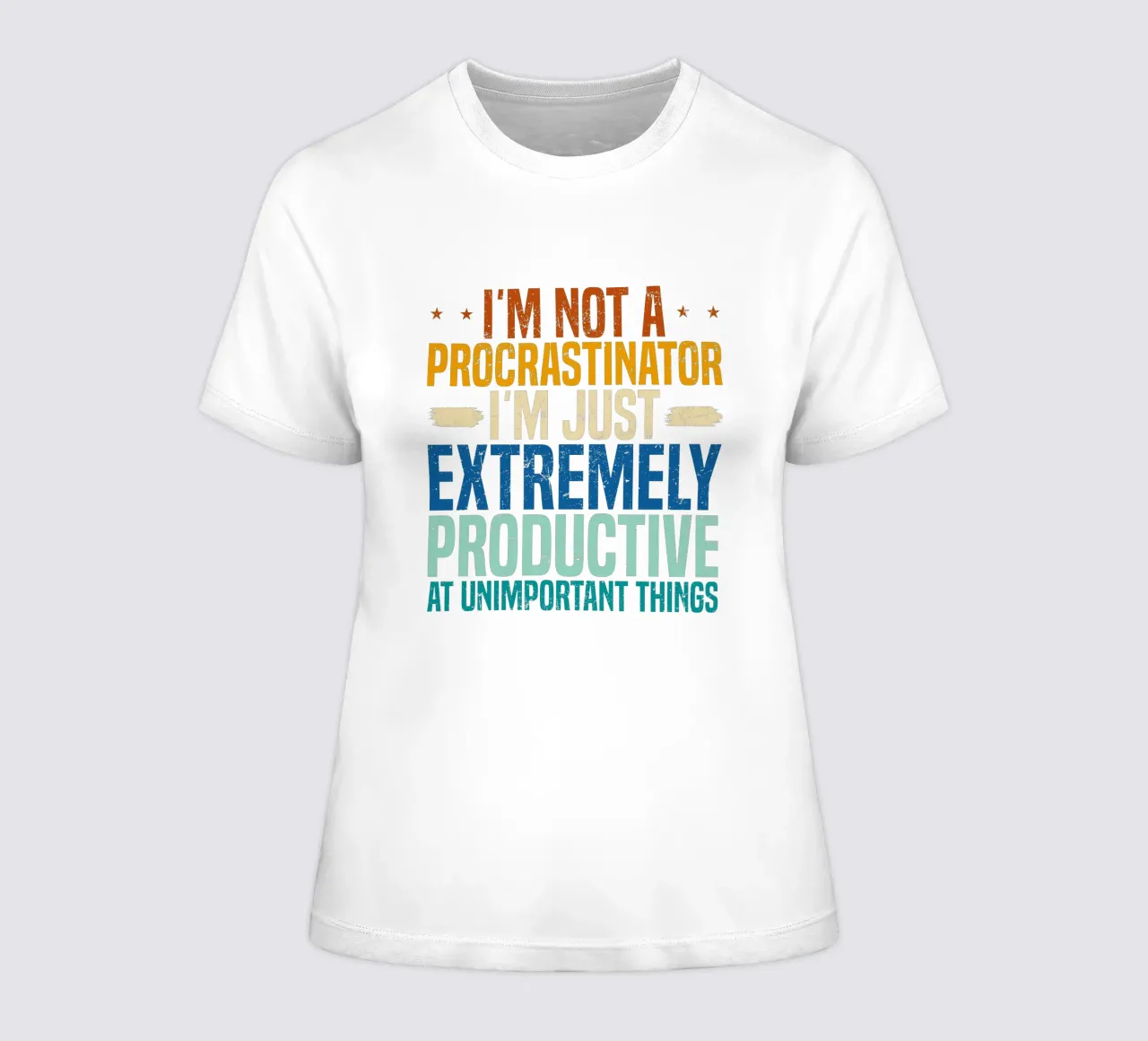 I'M NOT A PROCRASTINATOR, I'M EXTREMELY PRODUCTIVE AT UNIMPO t-shirt da donna da edsonramosart