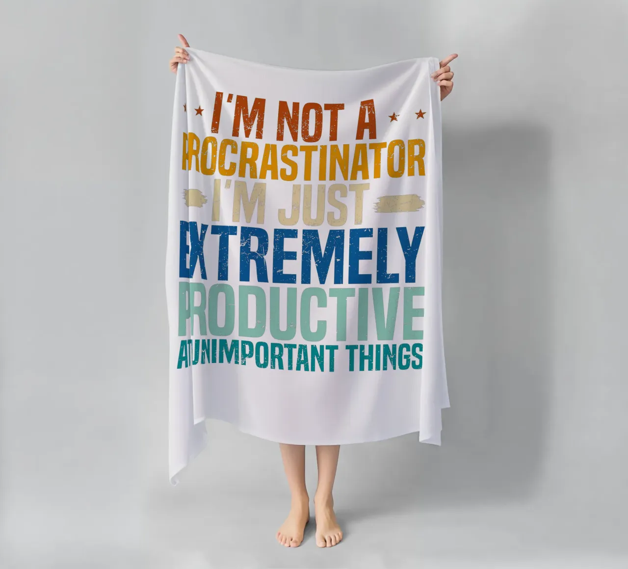 I'M NOT A PROCRASTINATOR, I'M EXTREMELY PRODUCTIVE AT UNIMPO telo mare da edsonramosart