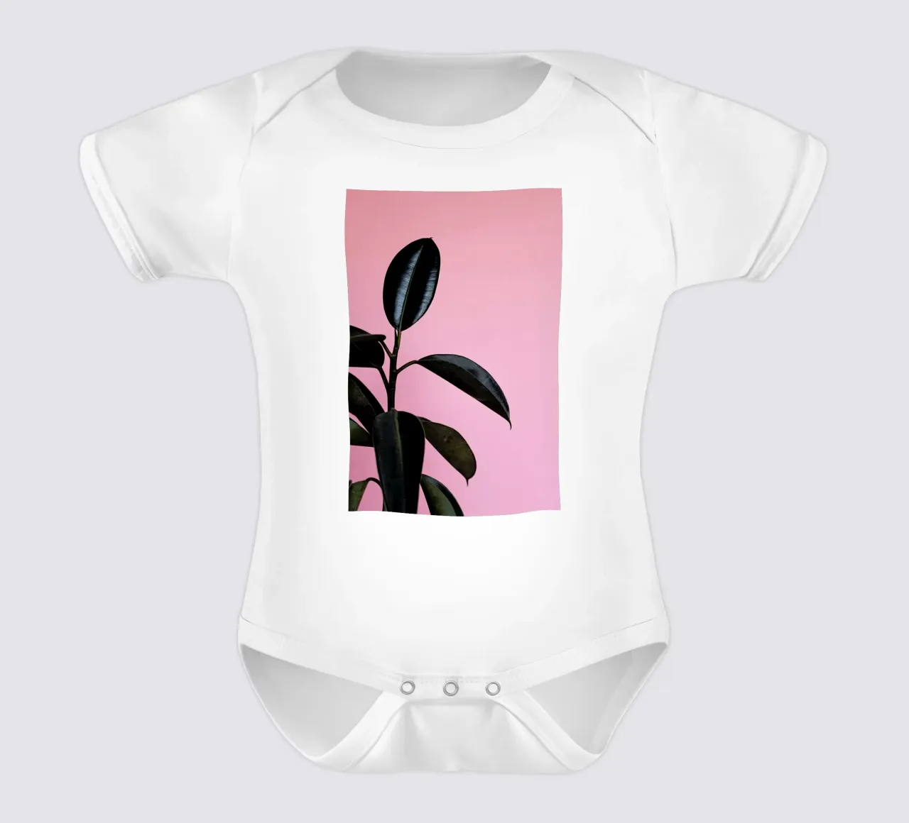 Ficus on Pink by @scottywebb Kurzarm Babybody von EyeEm Mobile GmbH