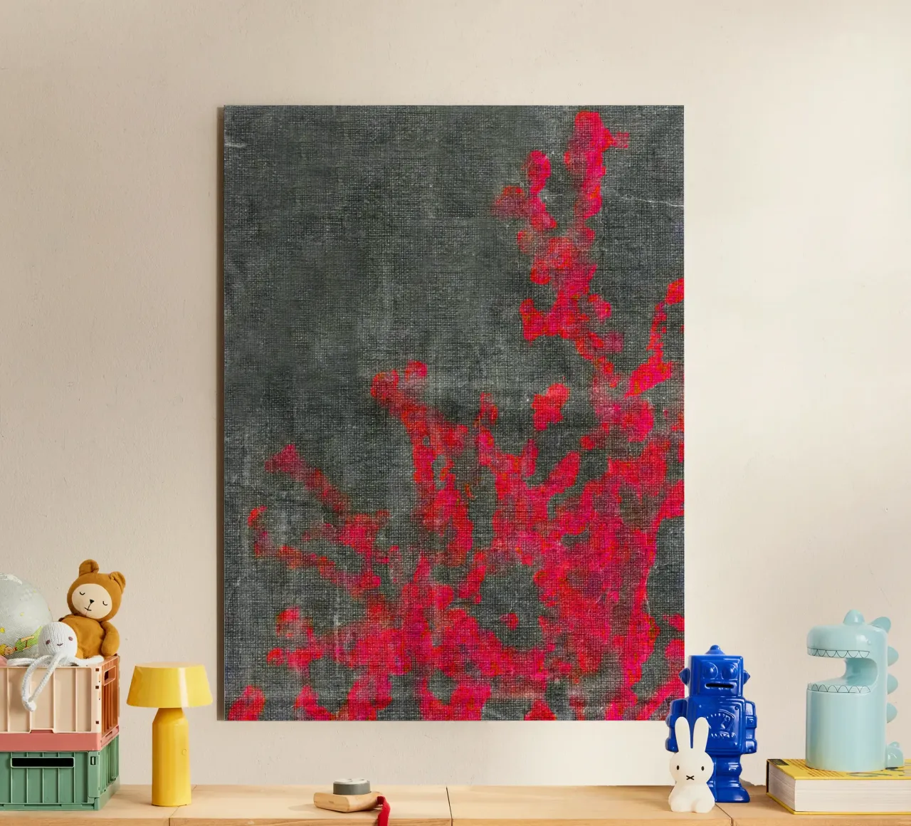 Abstracte roze takken forex-plaat van Teresa André