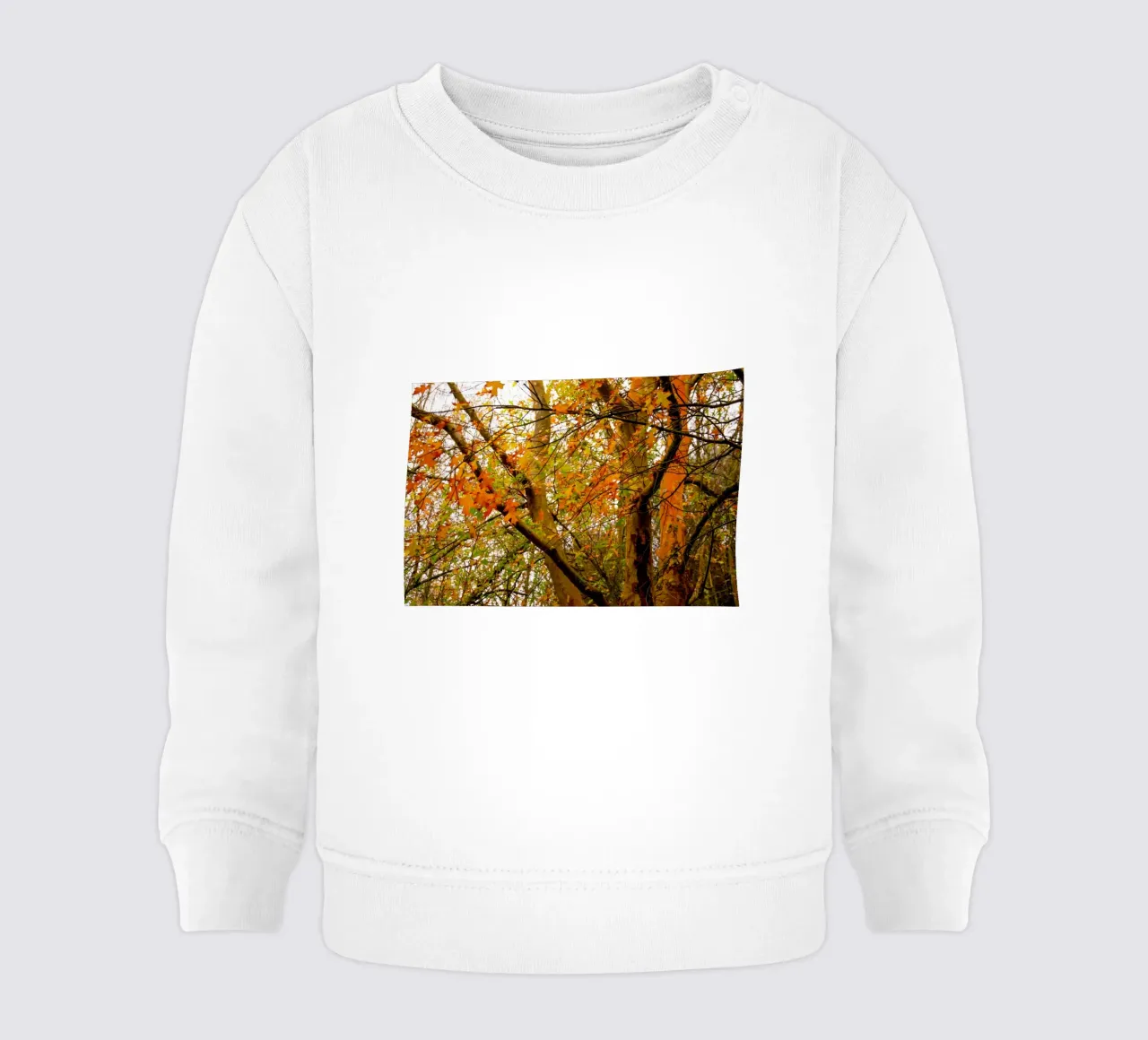 Autunno giallo e arancione felpa neonato da Teresa André