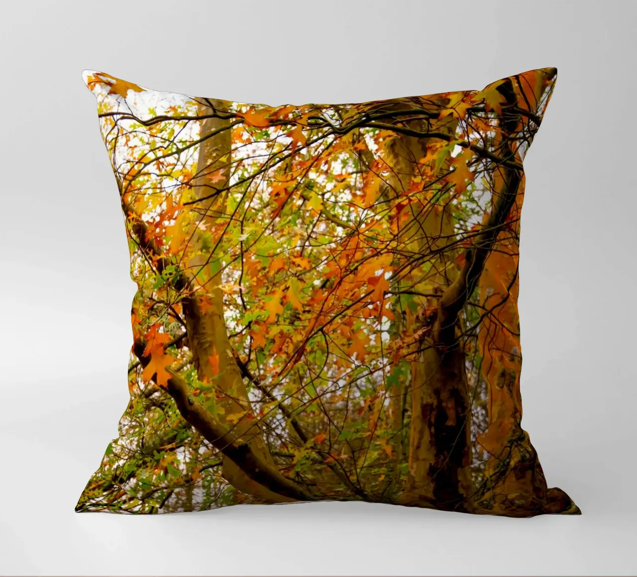 Autunno giallo e arancione cuscino da Teresa André