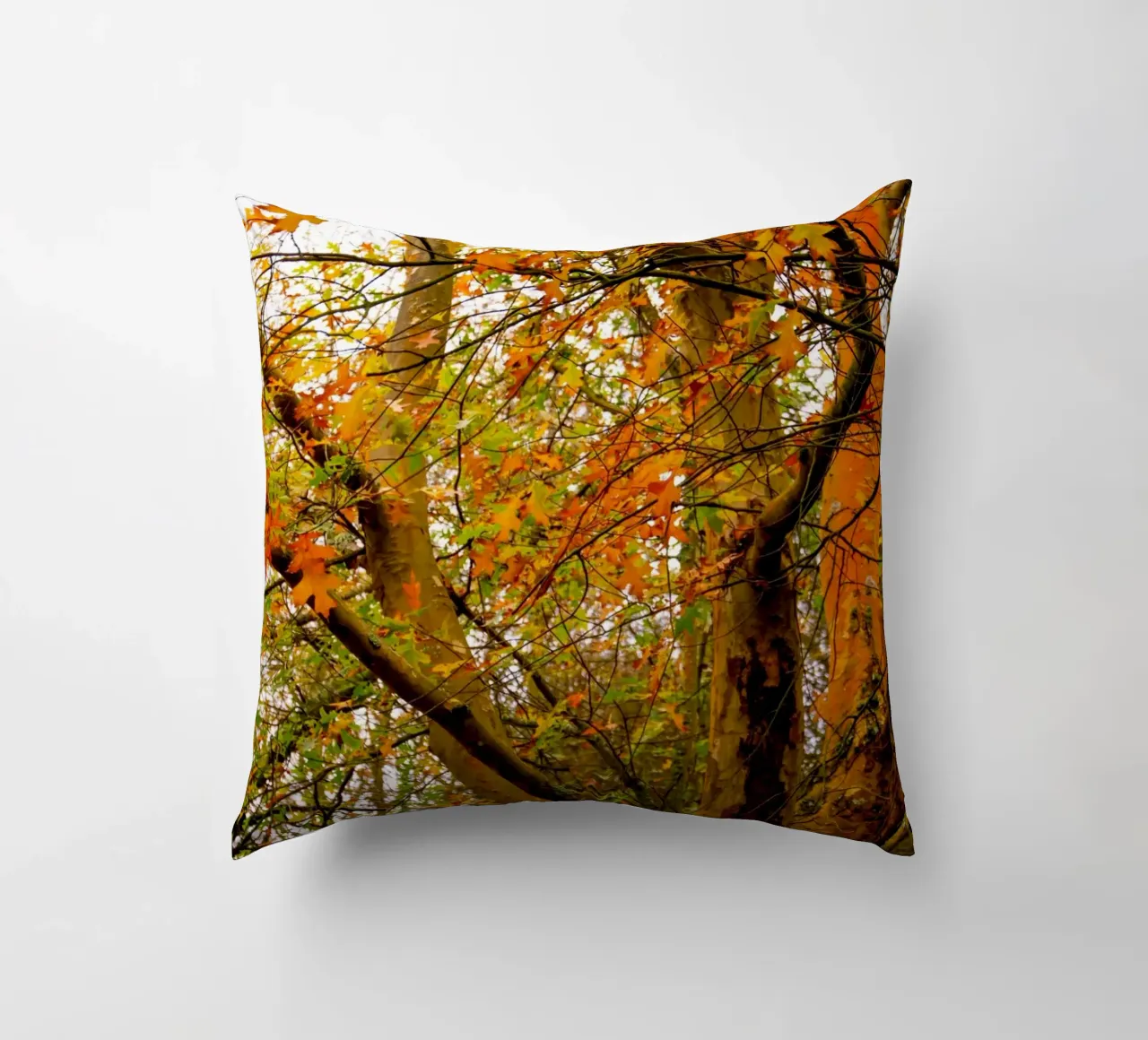 Autunno giallo e arancione cuscino da Teresa André