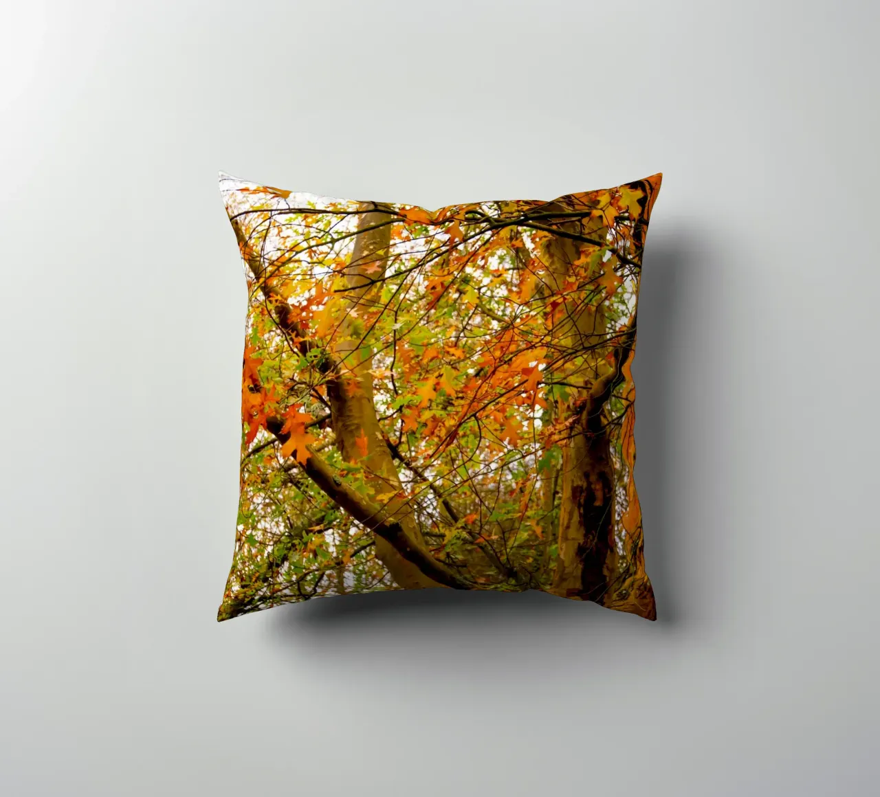 Autunno giallo e arancione cuscino da Teresa André