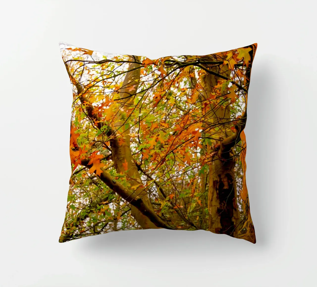 Autunno giallo e arancione cuscino da Teresa André