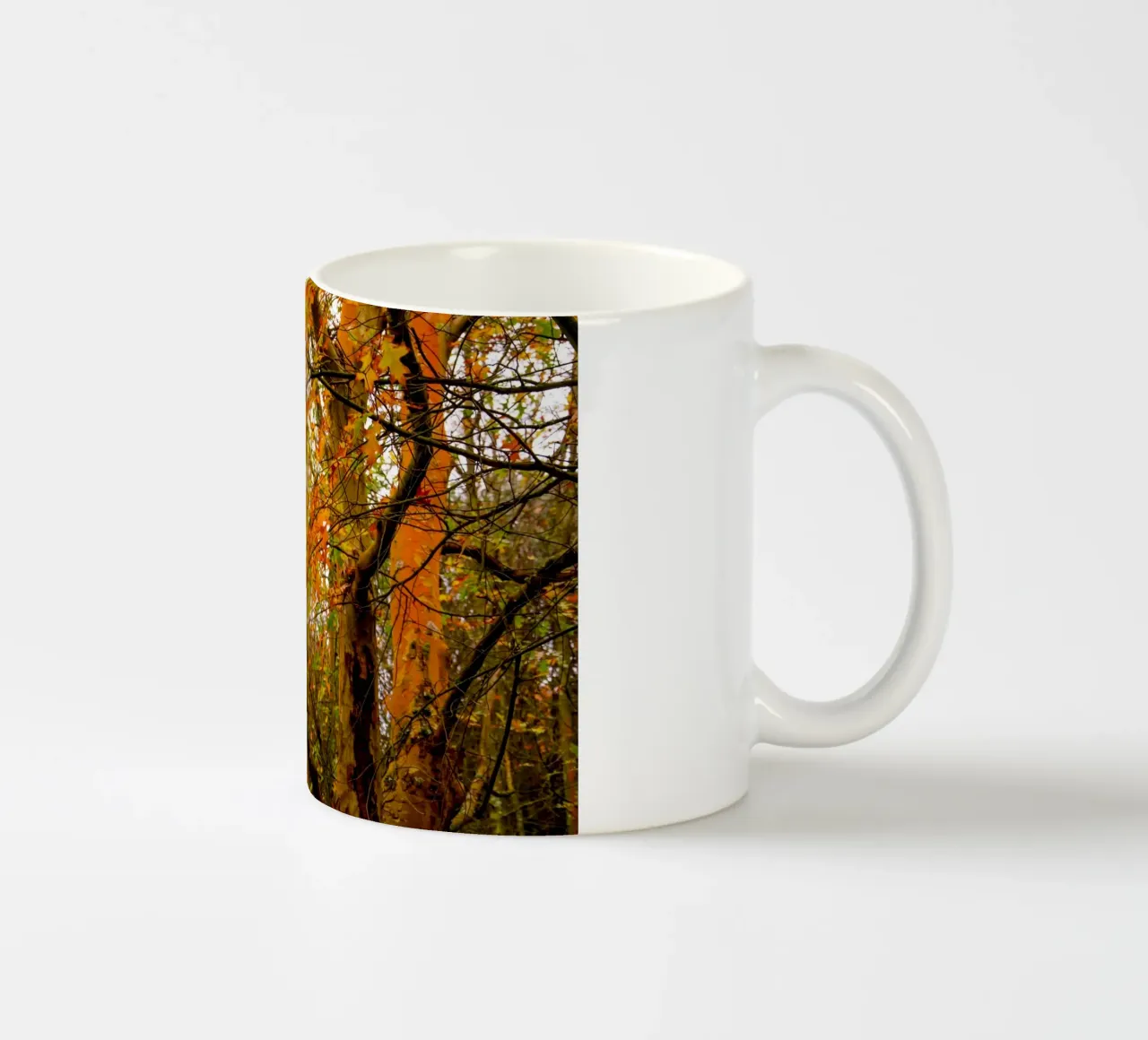 Autunno giallo e arancione tazza in ceramica da Teresa André