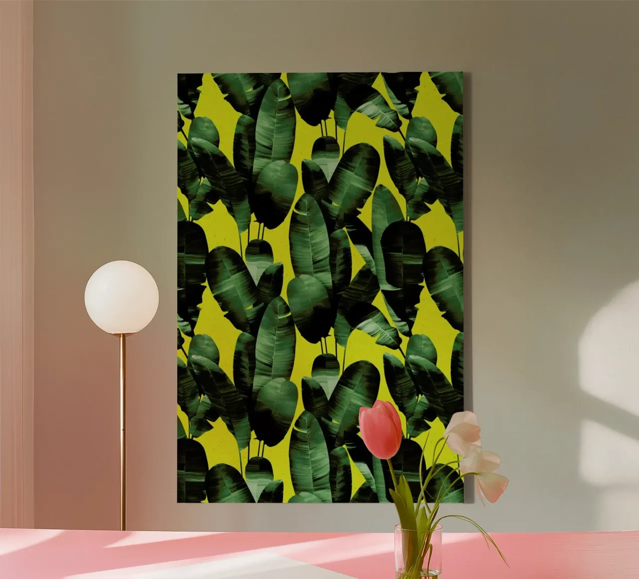 Paradise canvas met Baklijst van STUDIO LEEMO