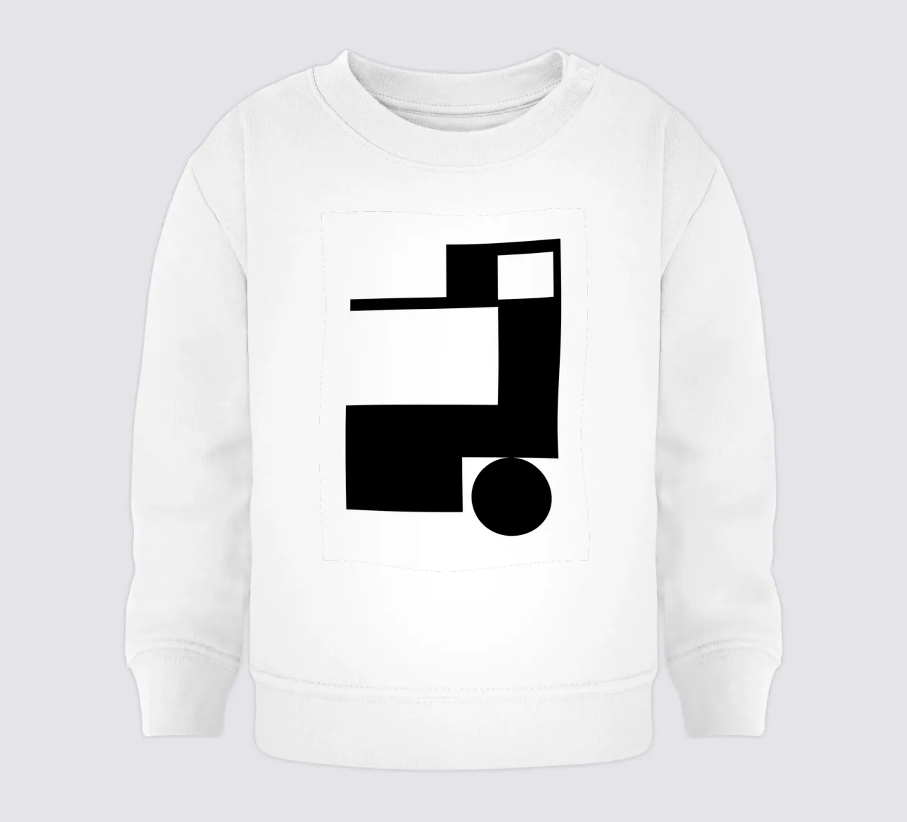 Geometric black and white felpa neonato da LisaArtes