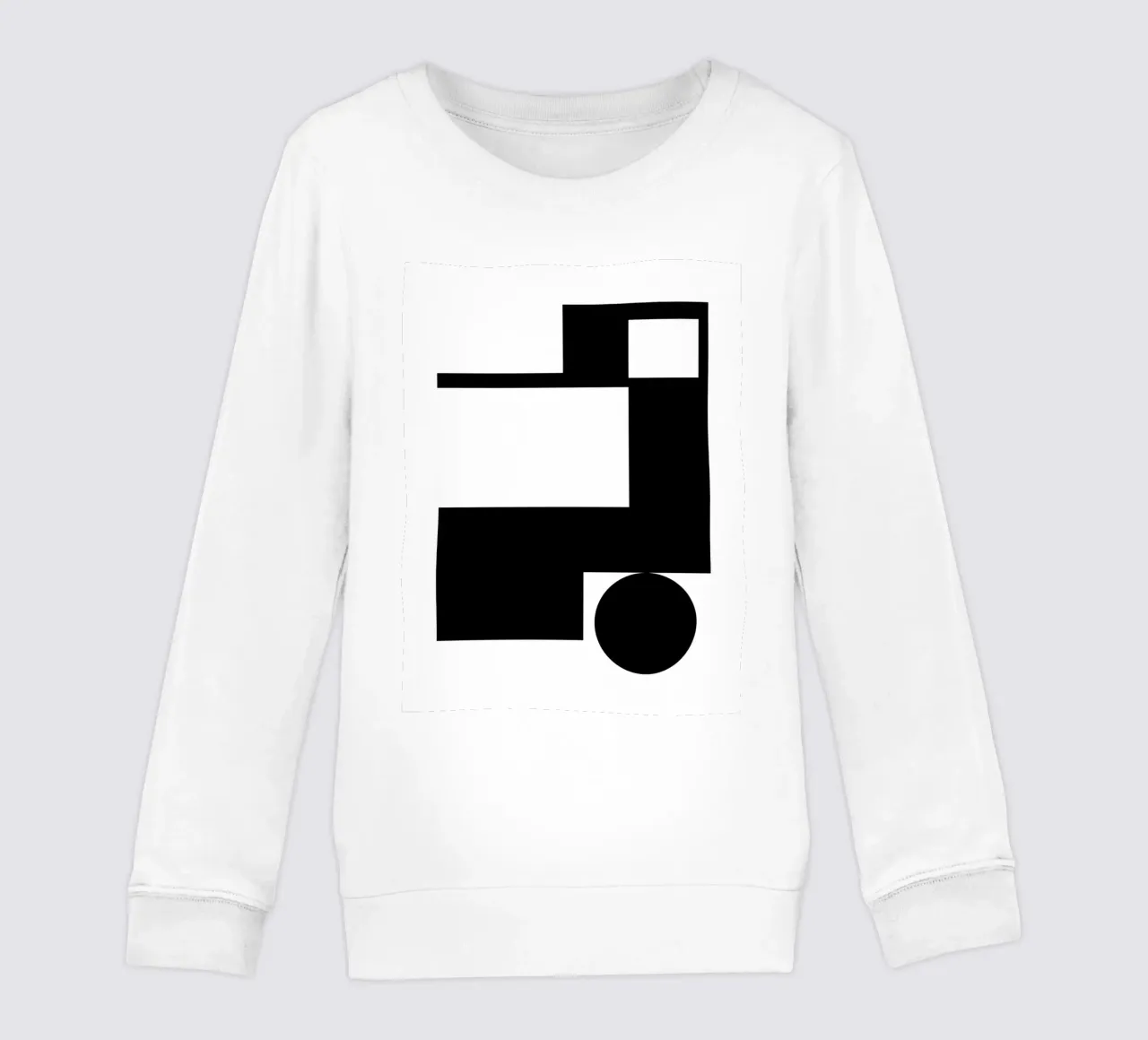 Geometric black and white felpa bambino da LisaArtes