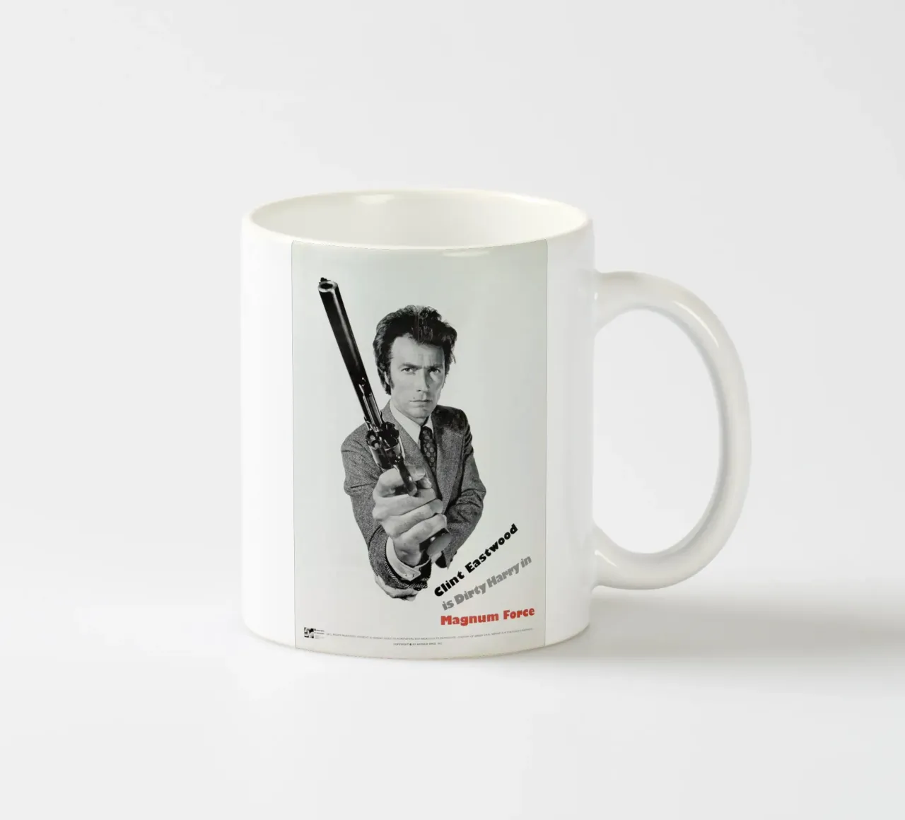 ‘Magnum Force’ Retro Movie Poster tazza in ceramica da Gallery Print and Art Limited