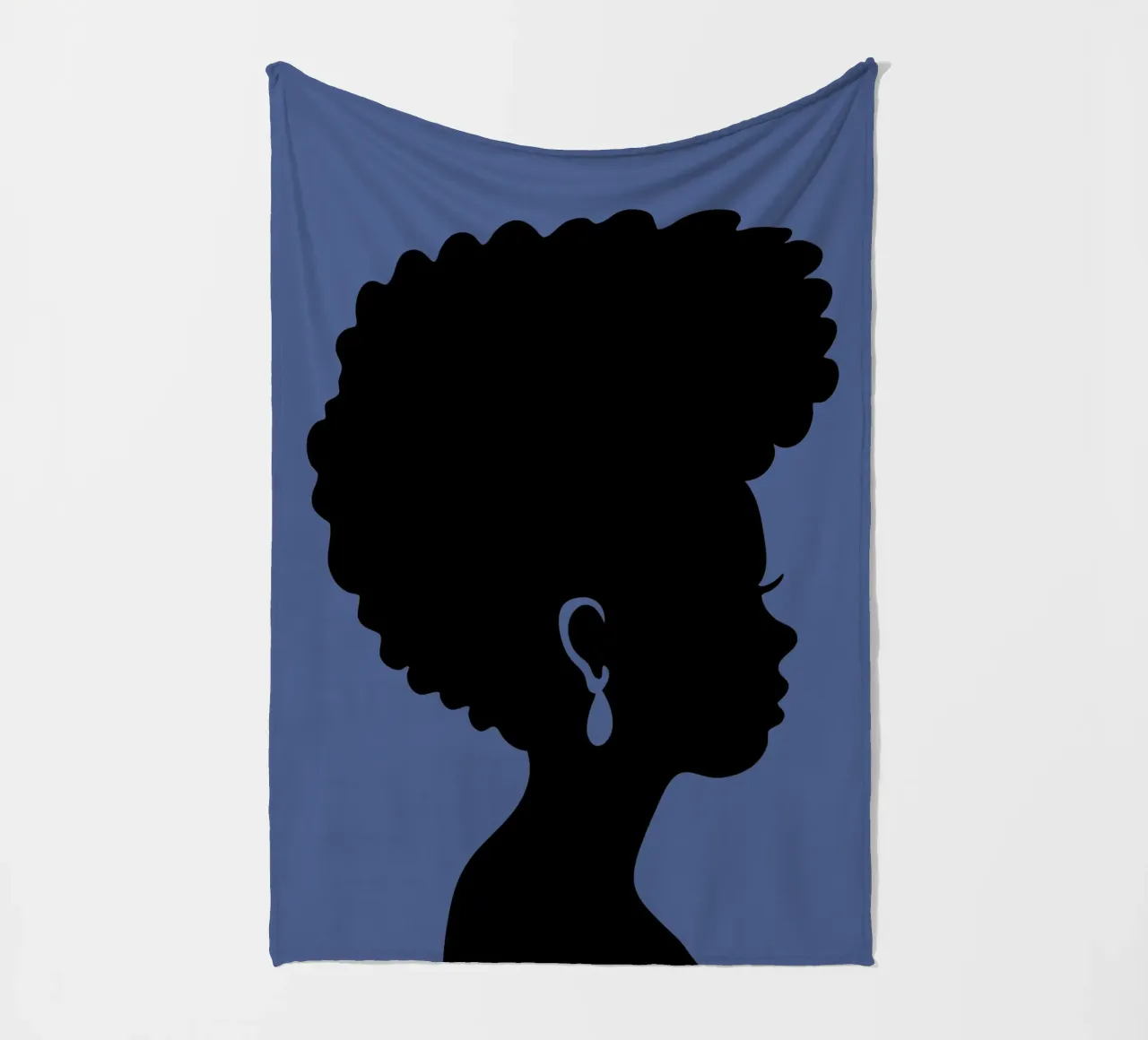 Earring Silhouette coperta in pile da LisaArtes