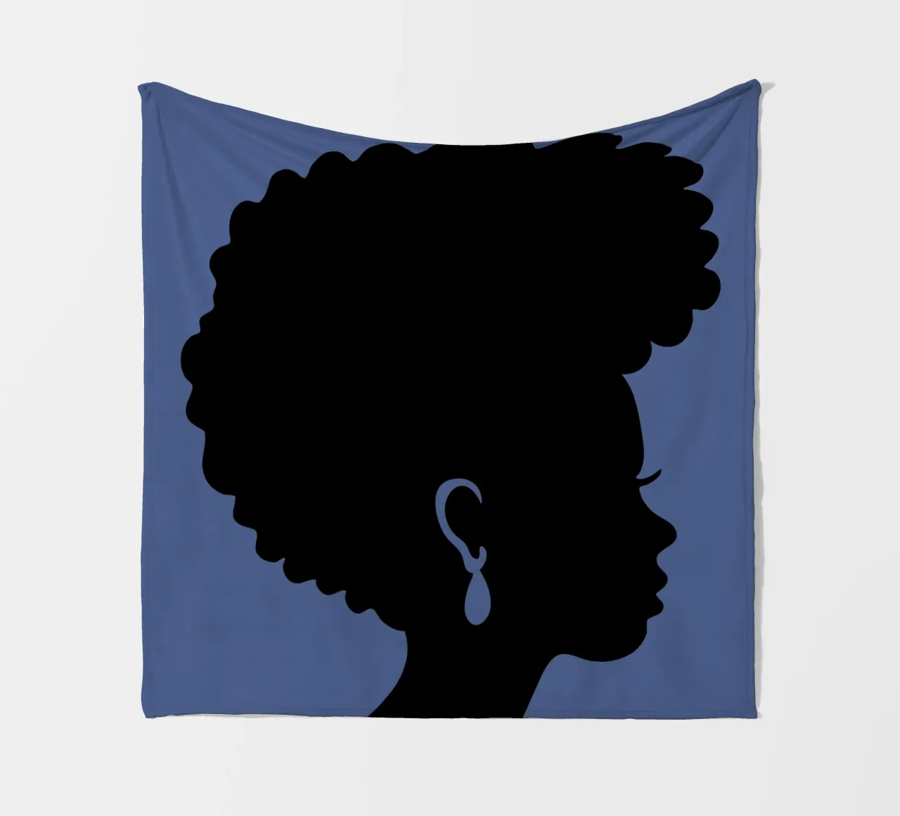 Earring Silhouette coperta in pile da LisaArtes