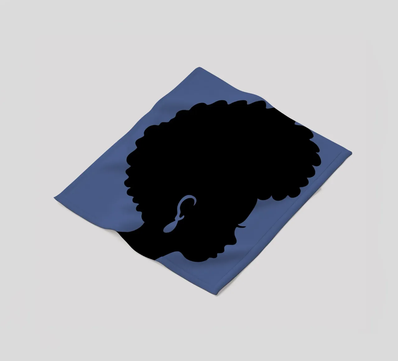 Earring Silhouette coperta in pile da LisaArtes