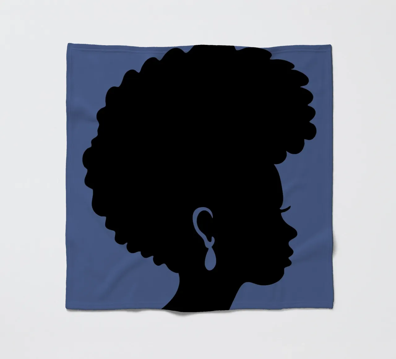 Earring Silhouette coperta in pile da LisaArtes