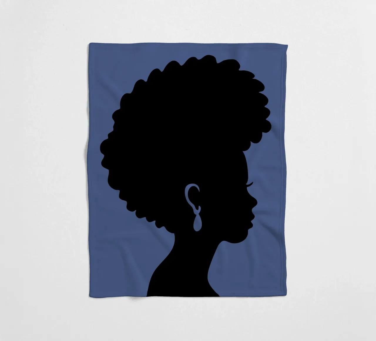 Earring Silhouette coperta in pile da LisaArtes