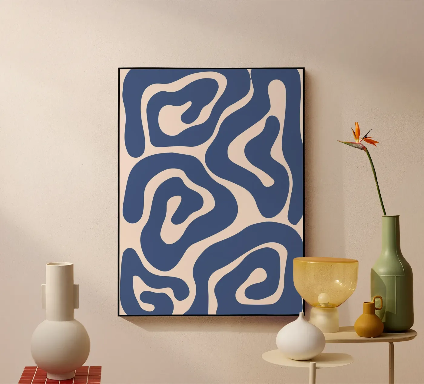 Maze organic acryl van LisaArtes