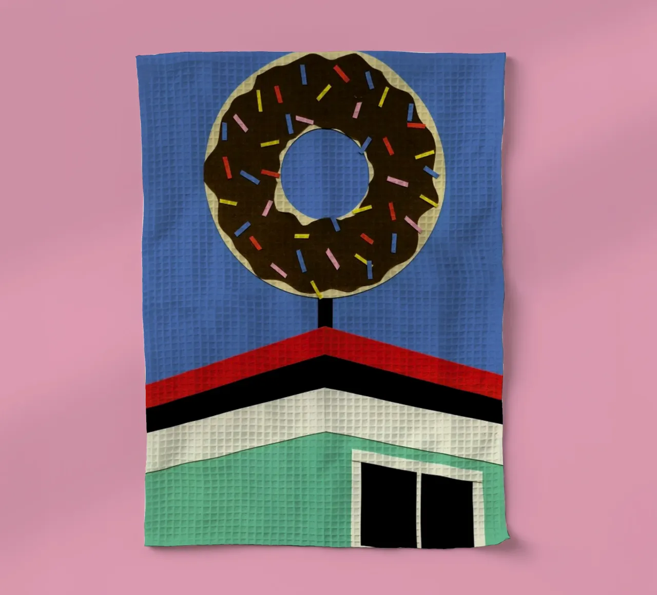 LA Donut Corner canovaccio da cucina da Rosi Feist