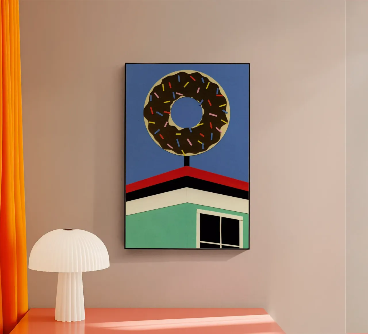 LA Donut Corner plexiglass da Rosi Feist