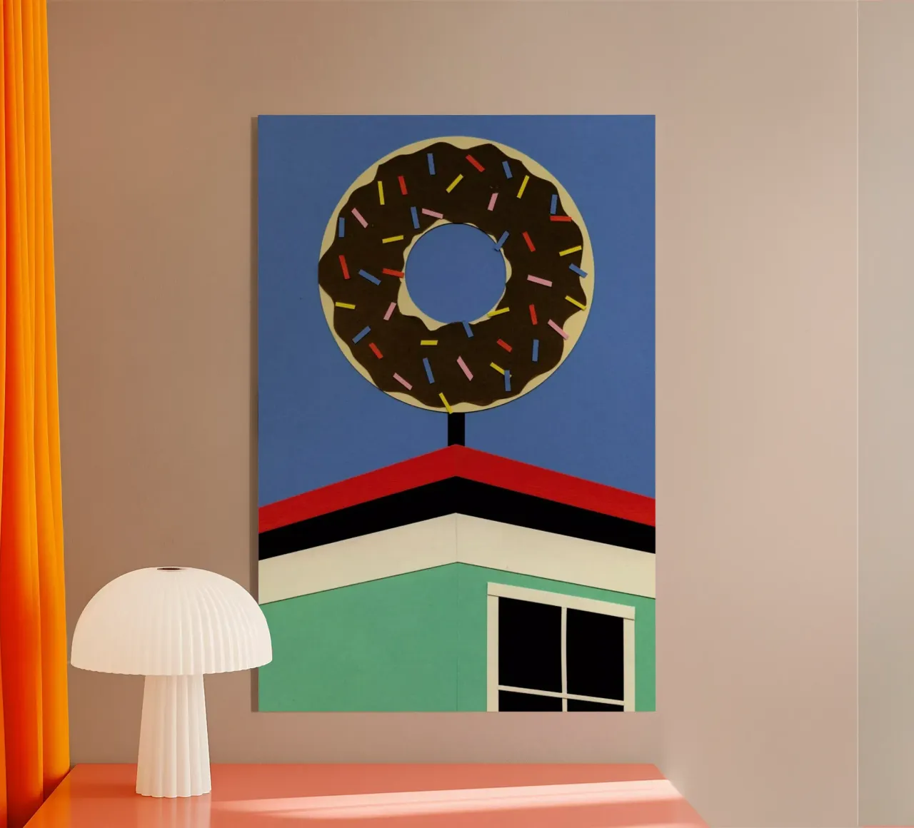 LA Donut Corner plexiglass da Rosi Feist