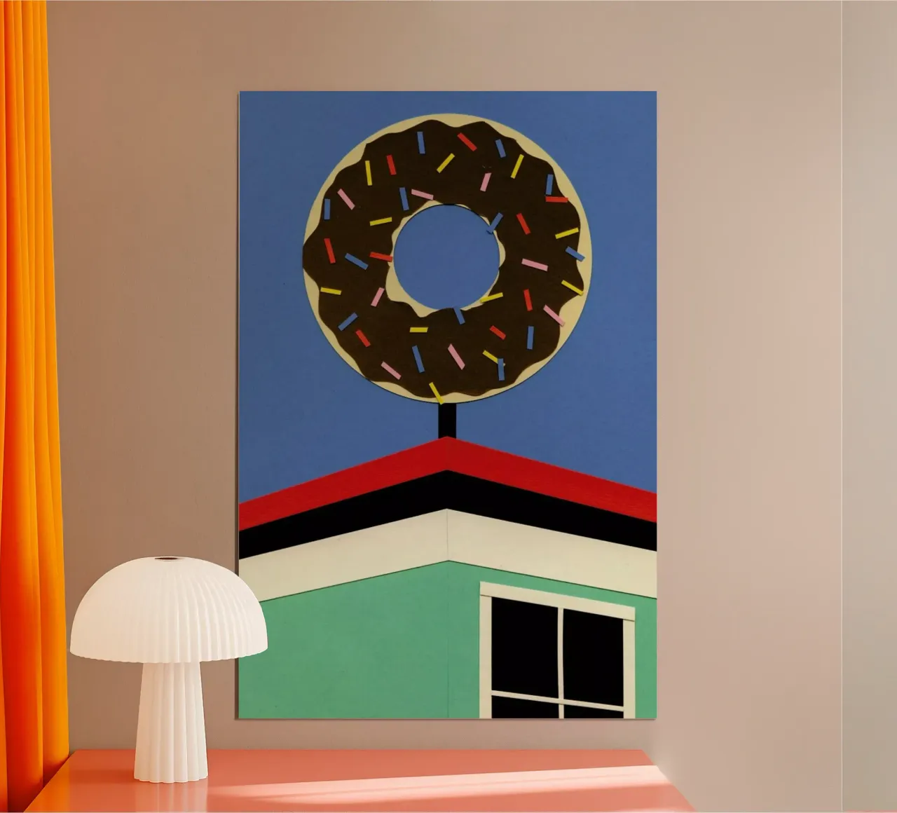 LA Donut Corner poster da Rosi Feist