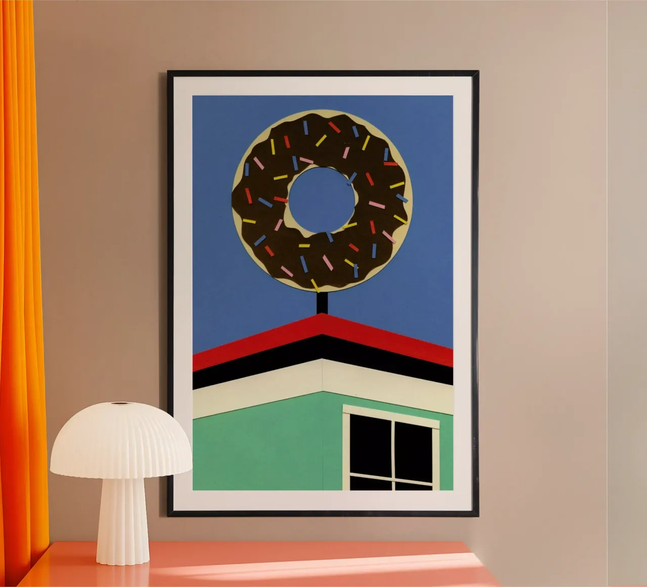 LA Donut Corner poster da Rosi Feist