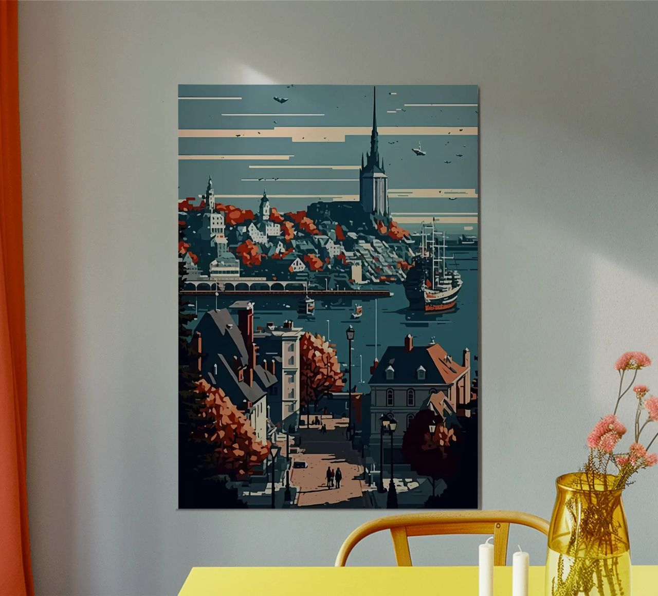 Brest Pixel Art Poster von Bernotas