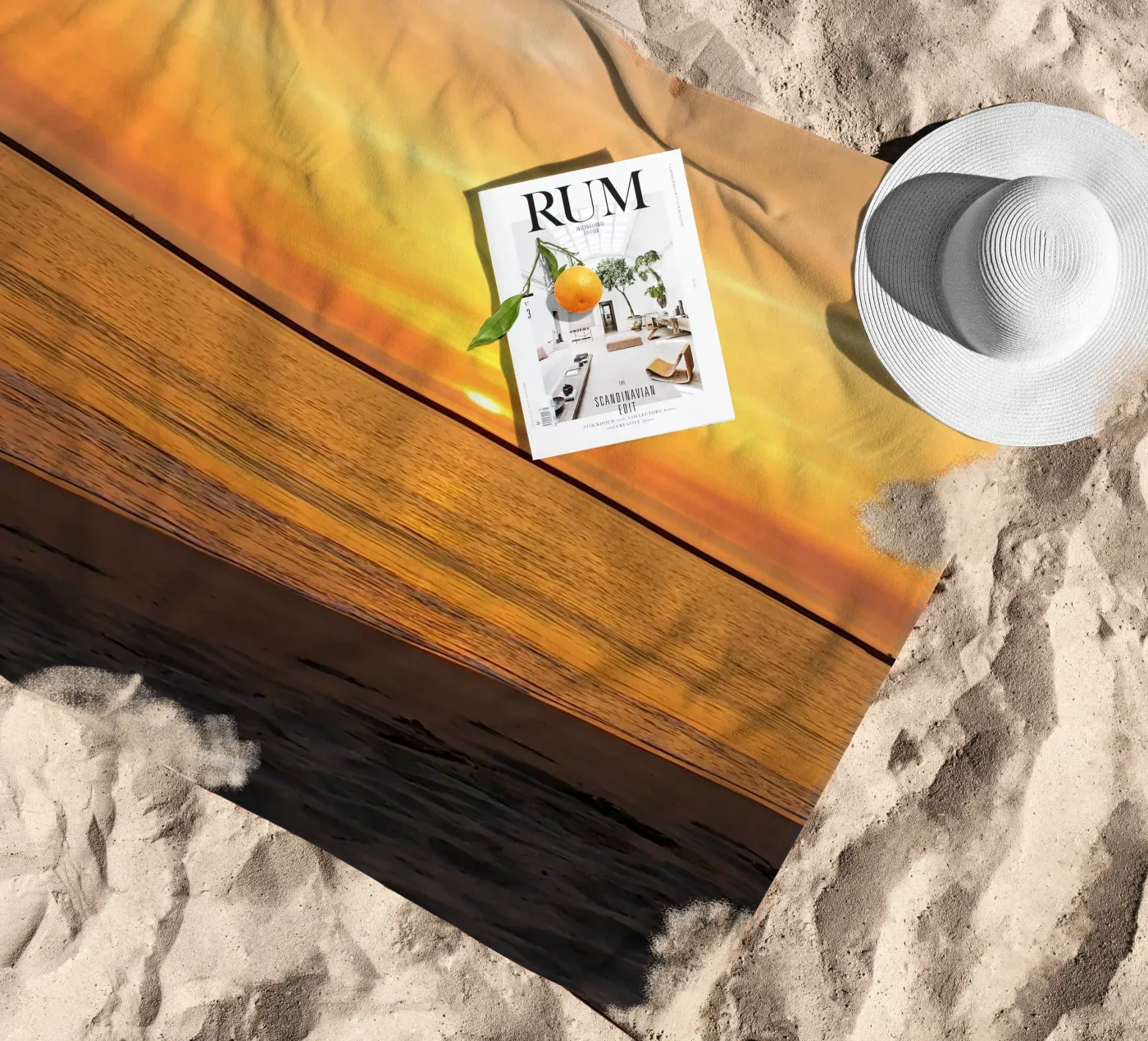 Warm sunset telo mare da Teresa André