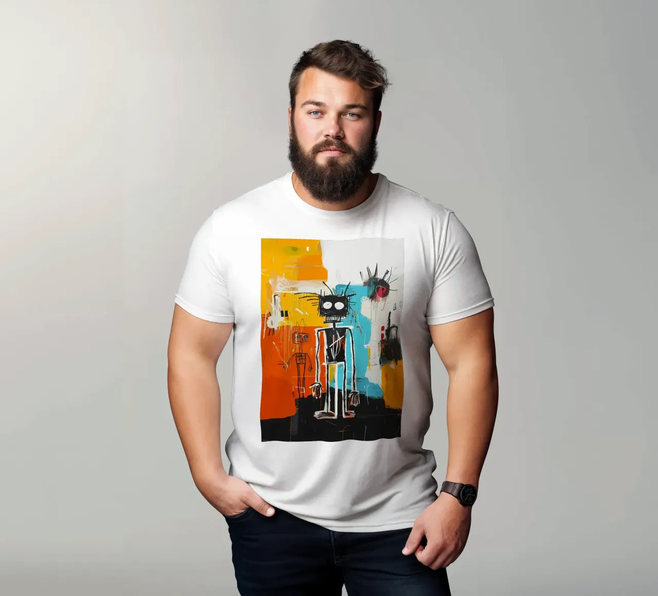 Figure introverse ed estroverse t-shirt da Caeson