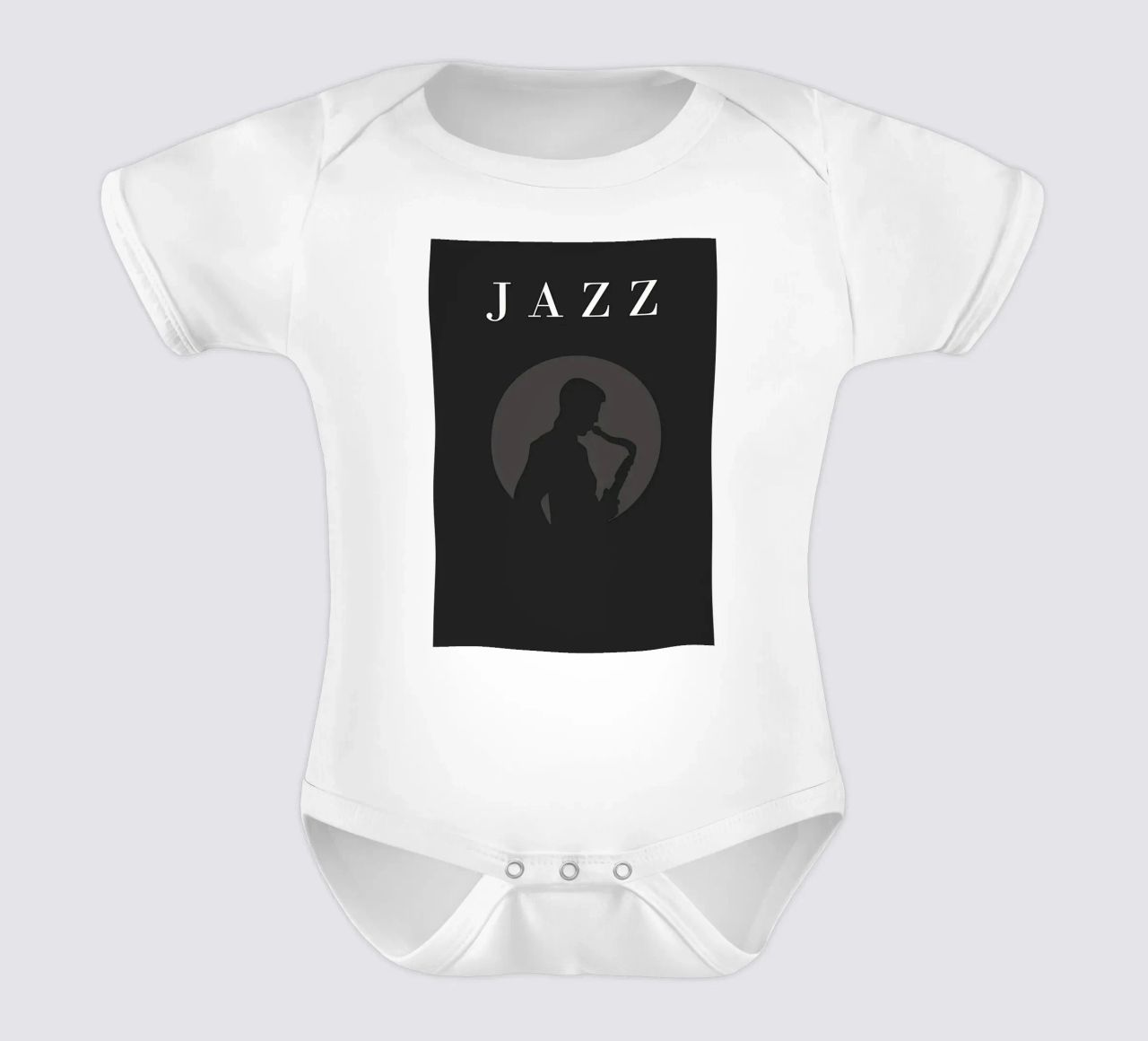 saxophon 7 Kurzarm Babybody von Book