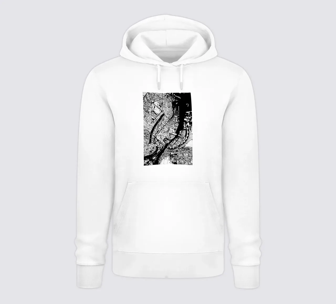 Copenhagen Black & White felpa con cappuccio da Planos Urbanos