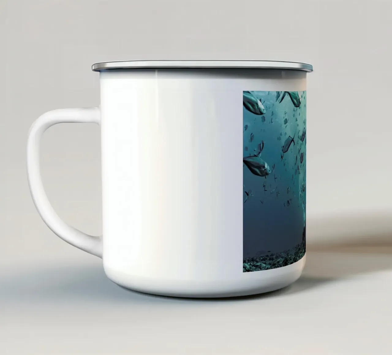 Followers by @BenjaminvanderSpek enamel mug by EyeEm Mobile GmbH