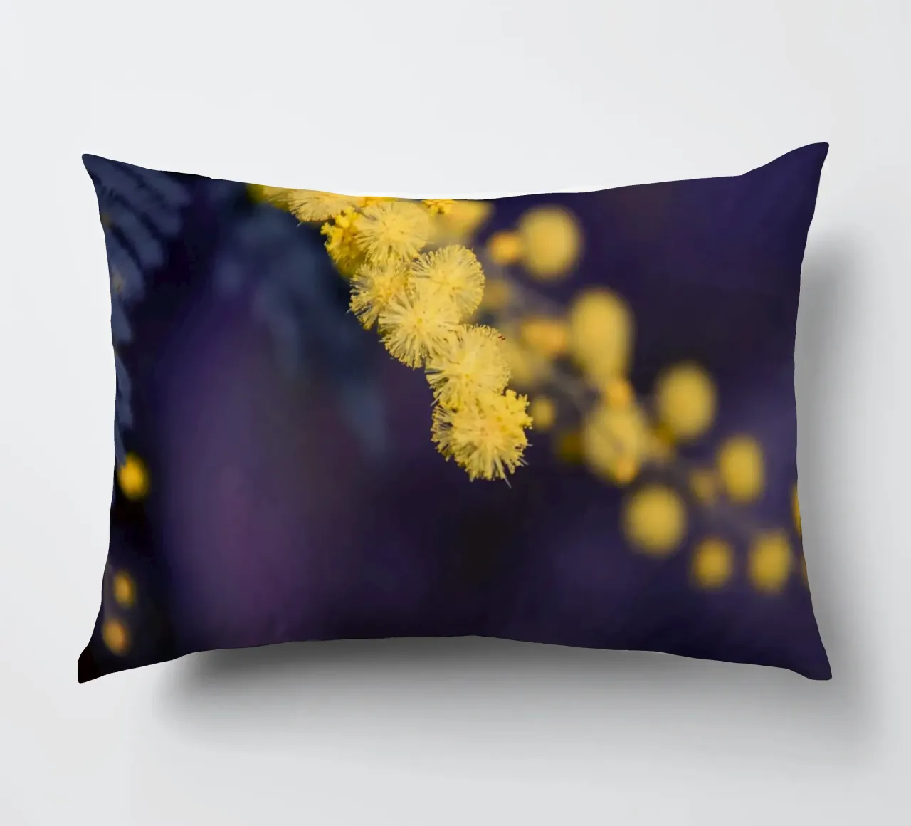 Fiore di mimosa di notte cuscino da Teresa André